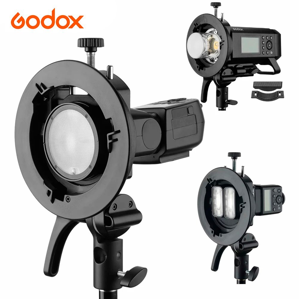 Bracket Godox S2 Montura Bowens para Flash Portatil - Imagen 4