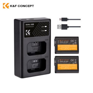 Kit de cargador + 2 baterias Sony NP-FW50 K&F Concept