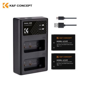 Kit de cargador + 2 baterias Canon LP-E17 K&F Concept