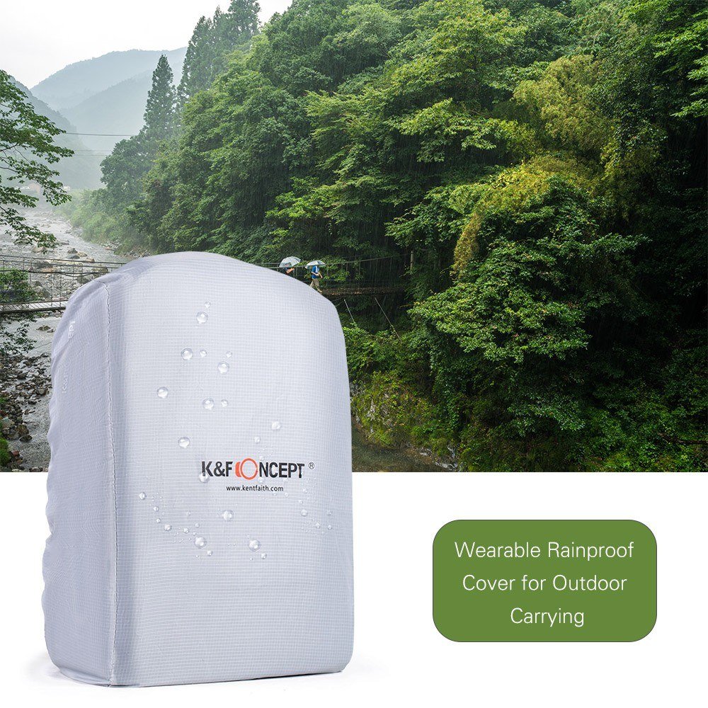 Mochila Multifuncional Impermeable, Porta Laptop – K&F Concept KF13.092 - Imagen 8