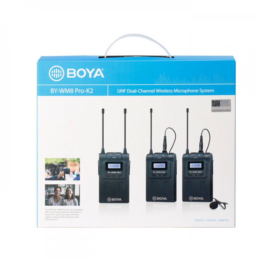 Micrófono Boya BY WM8 PRO K2 – Inalámbrico - Imagen 4