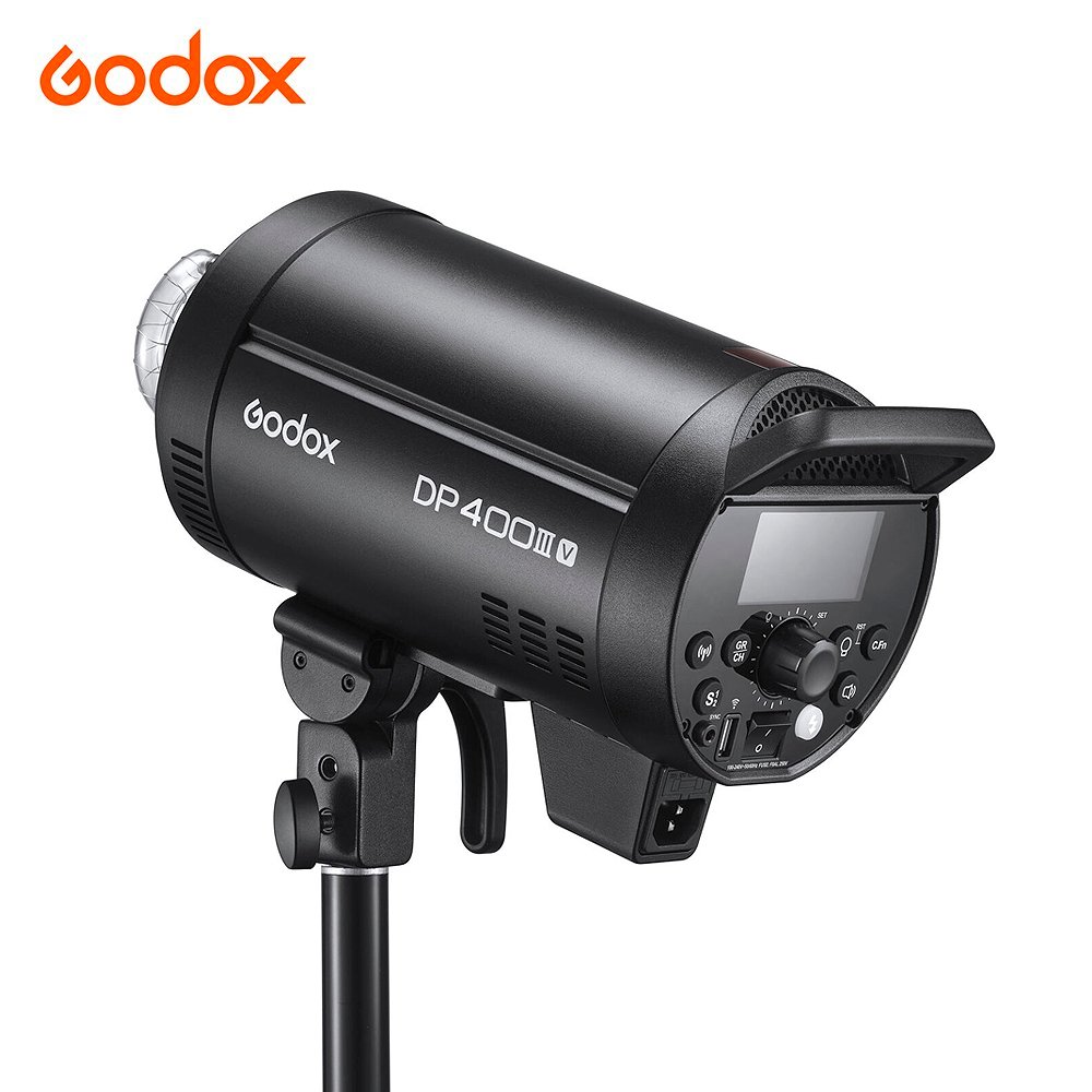 Flash de estudio Godox DP400 III-V con luz de modelado - Imagen 2