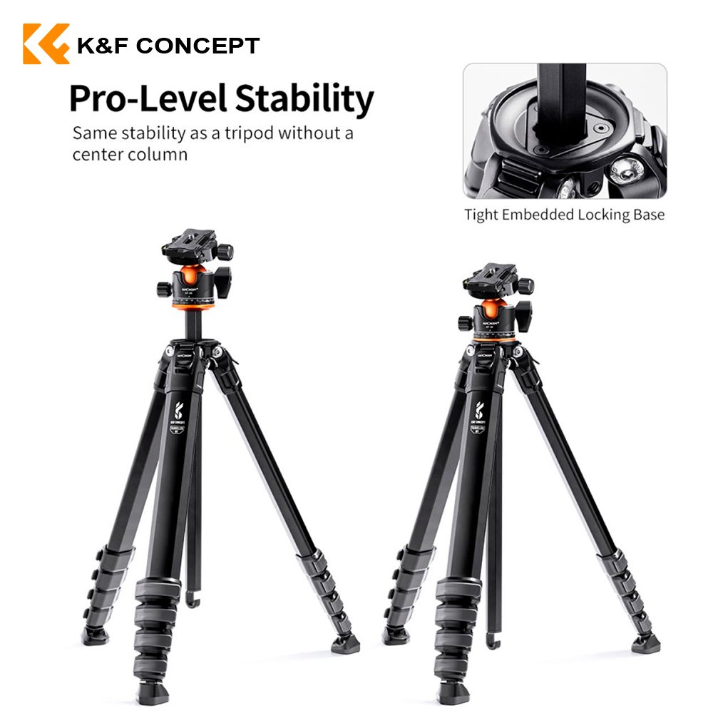 Trípode K&F Concept Traveller M1 – 15KG - Imagen 4
