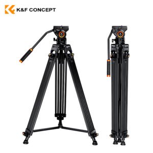 Trípode de Video Profesional K&F Concept VA18+VH081