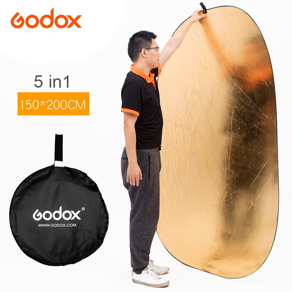 Rebotador Ovalado Godox 5 en 1 de 150x200cm - Imagen 2