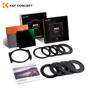 Kit Filtro Densidad Neutra Cuadrado ND1000 + Soporte de Metal + 8 Anillos – K&F Concept