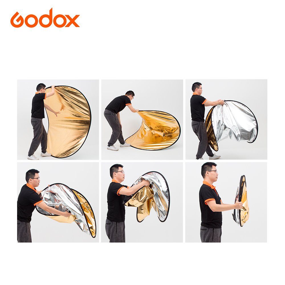 Rebotador Ovalado Godox 5 en 1 de 150x200cm - Imagen 5