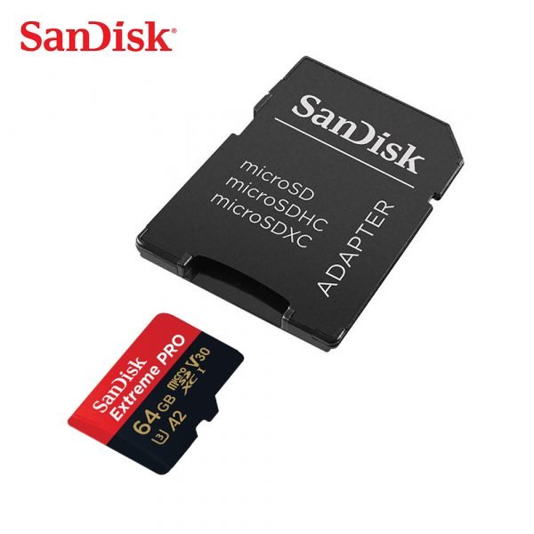 Memoria Micro SD Sandisk Extreme Pro 64GB de 200mb/s - Imagen 2