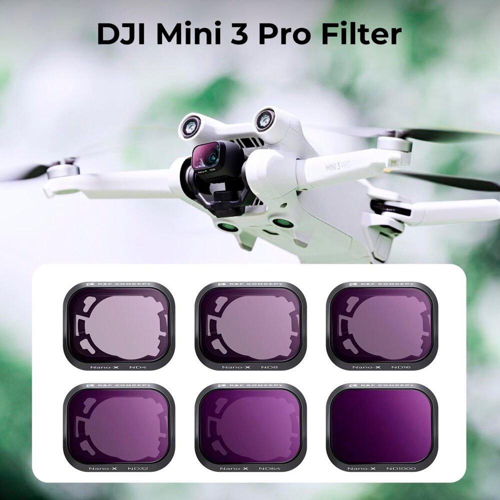 Kit de Filtros K&F Concept para Drone DJI Mini 3 Pro con Propellers - Imagen 2