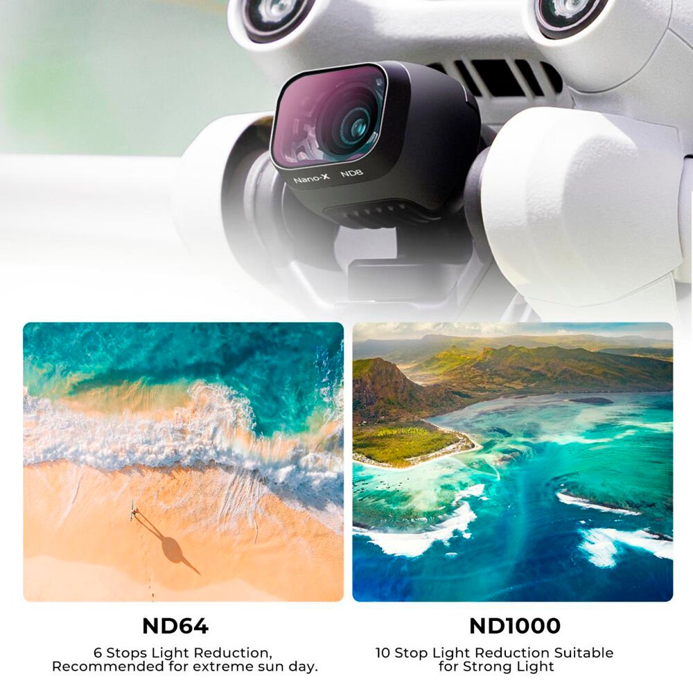 Kit de Filtros K&F Concept para Drone DJI Mini 3 Pro con Propellers - Imagen 4