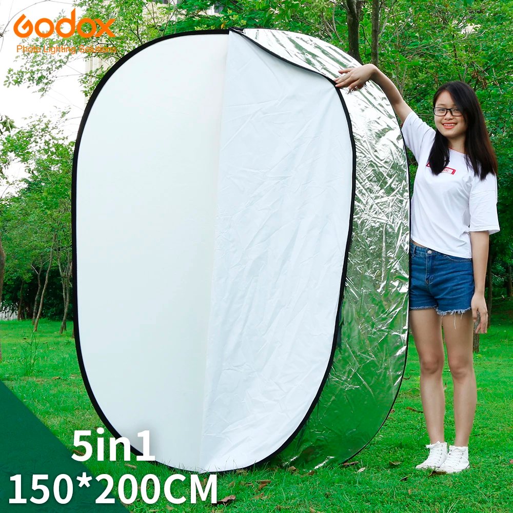 Rebotador Ovalado Godox 5 en 1 de 150x200cm - Imagen 4