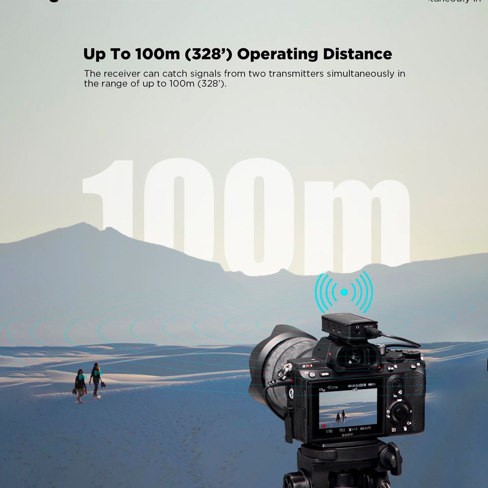 Micrófono Boya BY-XM6-K1 – Wireless – Con Cargador Portatil - Imagen 6