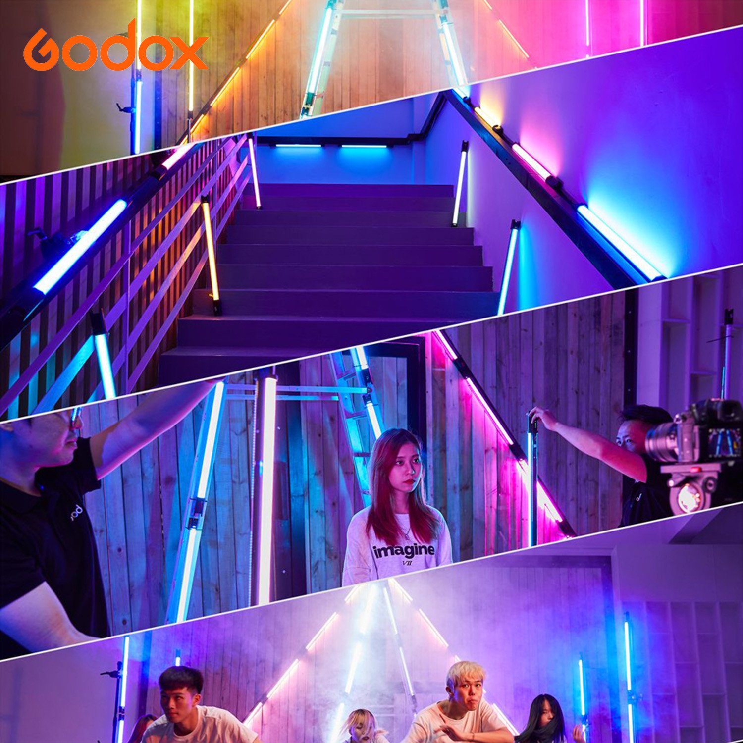 Kit de 2 Tubos Led Godox TL60 RGB - Imagen 6
