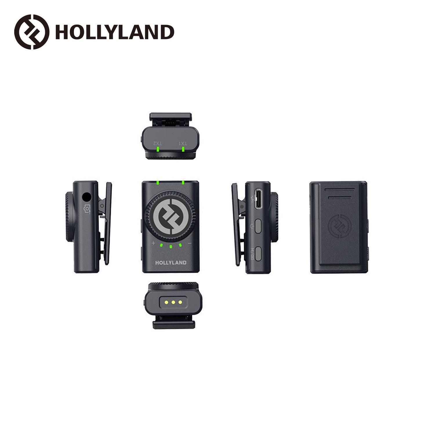 Micrófono inalámbrico Hollyland Lark M2 DUO COMBO - Imagen 3