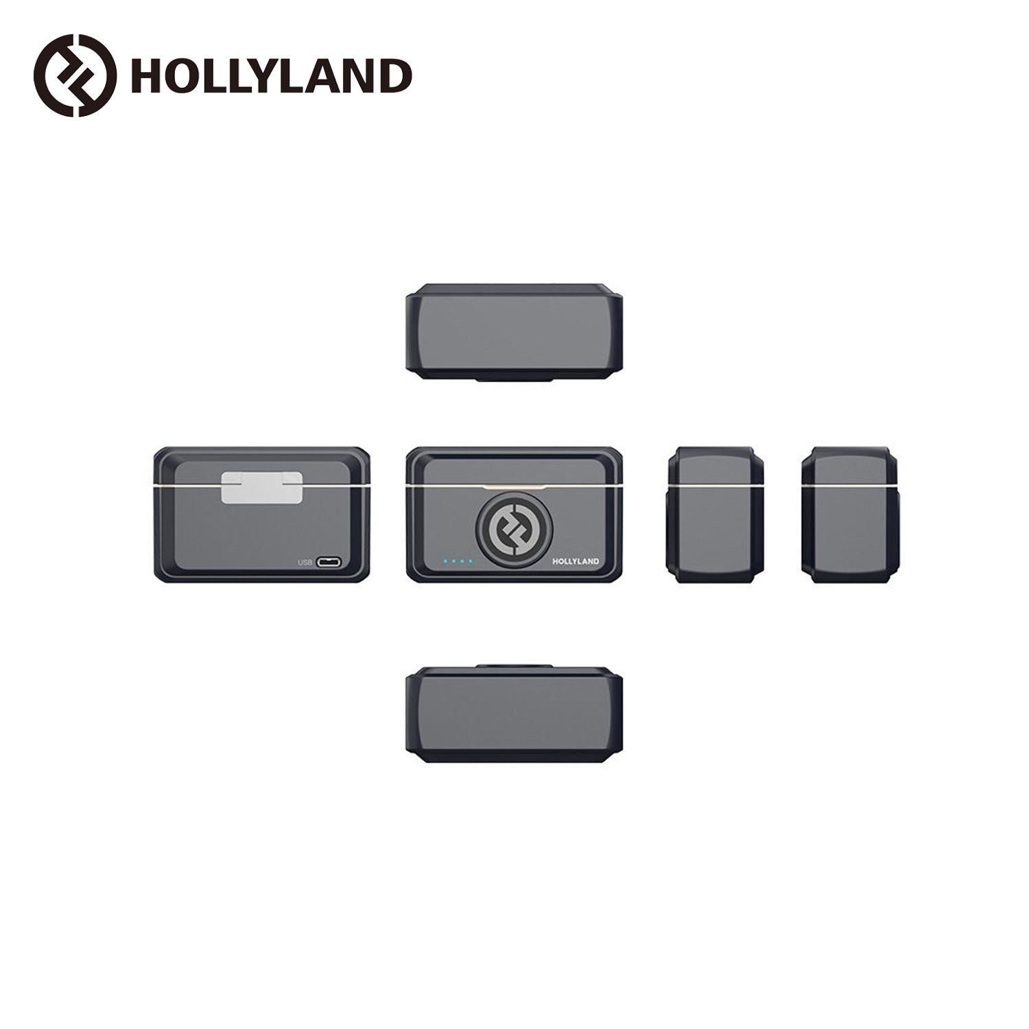 Micrófono inalámbrico Hollyland Lark M2 DUO COMBO - Imagen 4