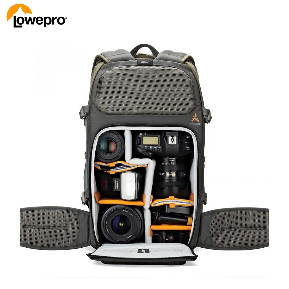 Mochila Lowepro Flipside Trek 450 AW (Gris/Verde oscuro) - Imagen 5