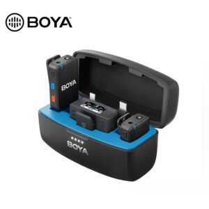 Micrófono con grabadora BOYAMIC – Wireless para 2 personas – All in One