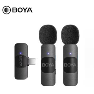 Micrófono doble BY-V20 – Wireless – para dispositivos Android USB-C
