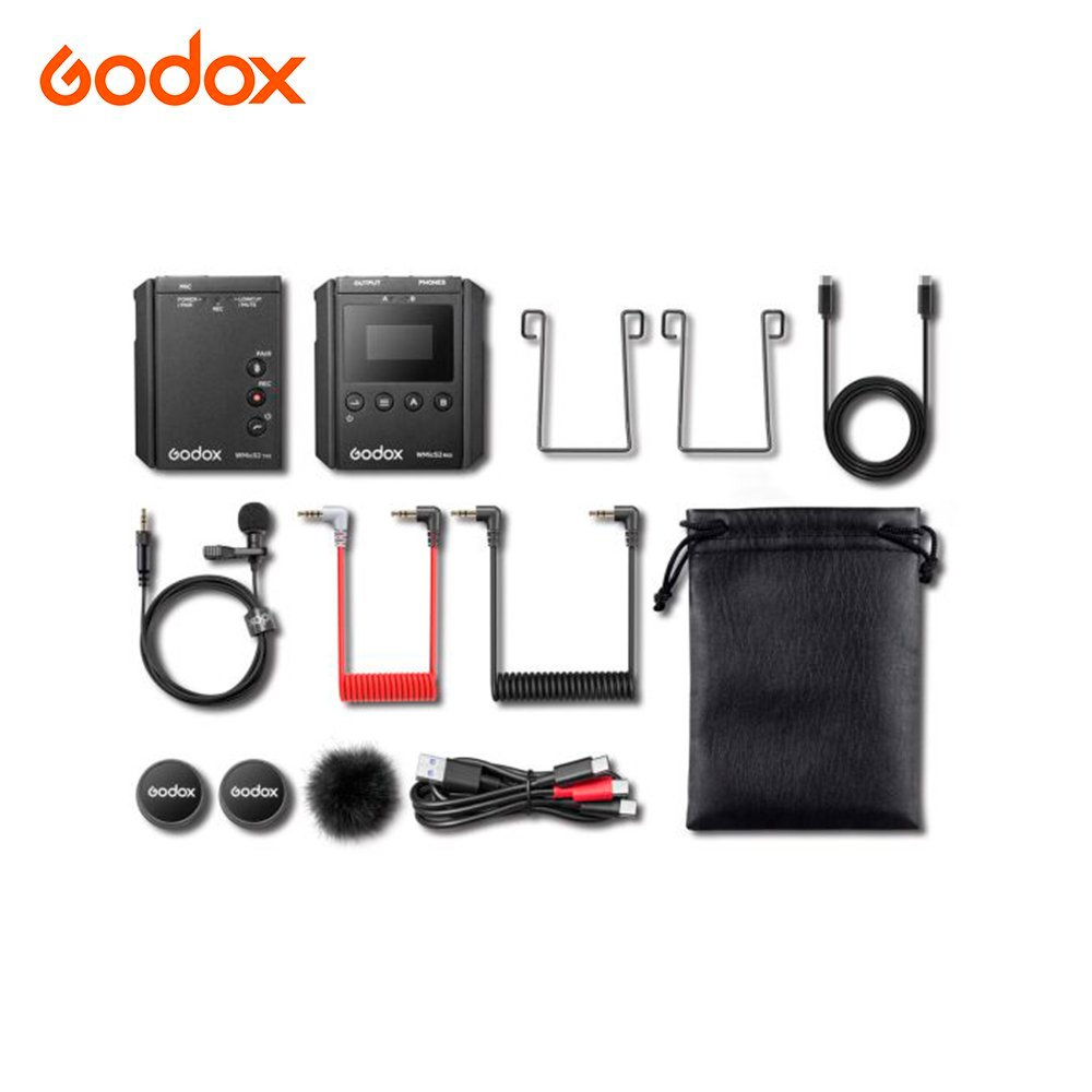 Micrófono inalámbrico Godox WMICS2 UHF para Cámaras y Celulares - Imagen 10