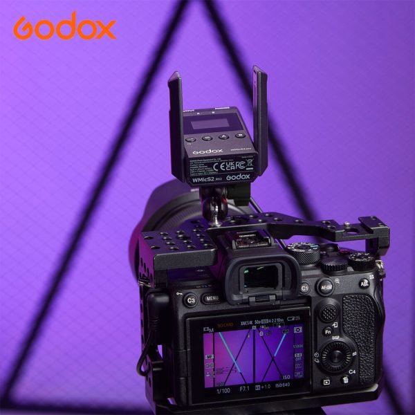 Micrófono inalámbrico Godox WMICS2 UHF para Cámaras y Celulares - Imagen 7