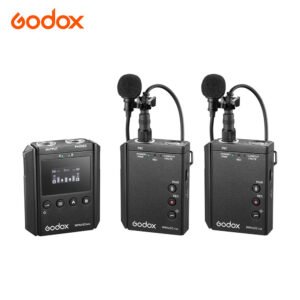 Kit de 2 Micrófonos Inalámbricos  Godox WMICS2 para Cámaras y Celulares