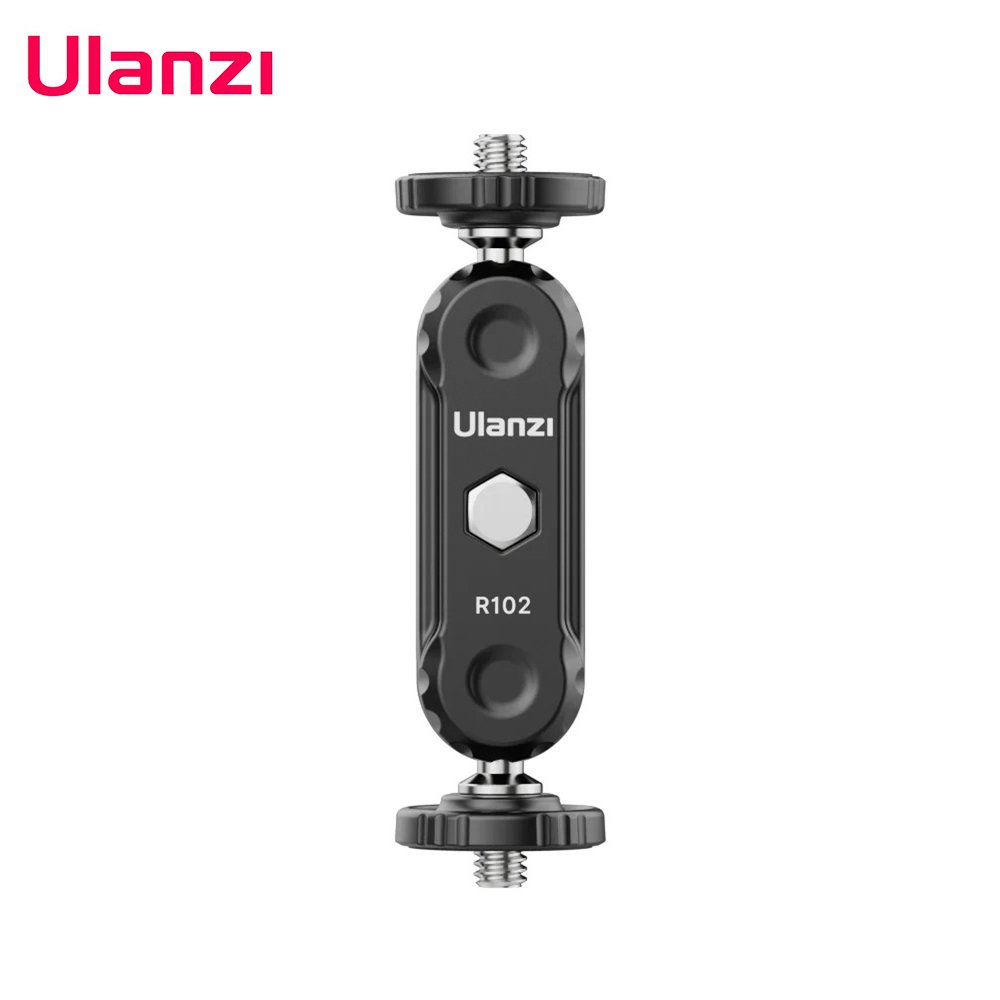 Brazo mágico Ulanzi R102 Cabezal de bola doble y tornillo de 1/4'' - Imagen 4