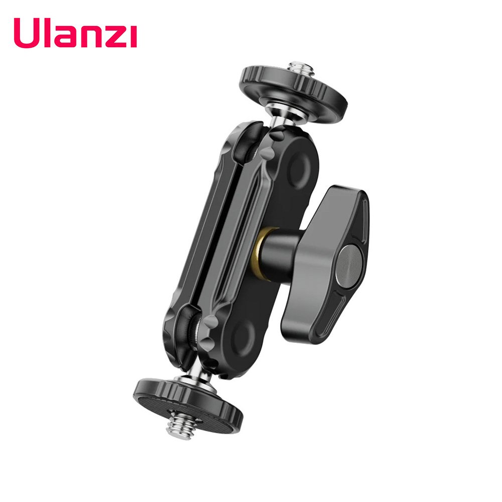 Brazo mágico Ulanzi R102 Cabezal de bola doble y tornillo de 1/4'' - Imagen 6