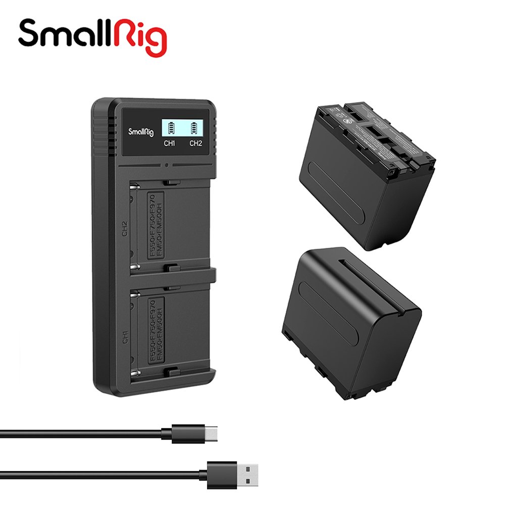 Kit de Cargador y 2 Batería NP-F970 Smallrig