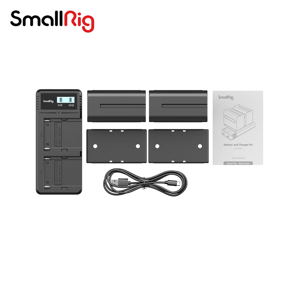 Kit de Cargador y 2 Batería NP-F970 Smallrig - Imagen 5