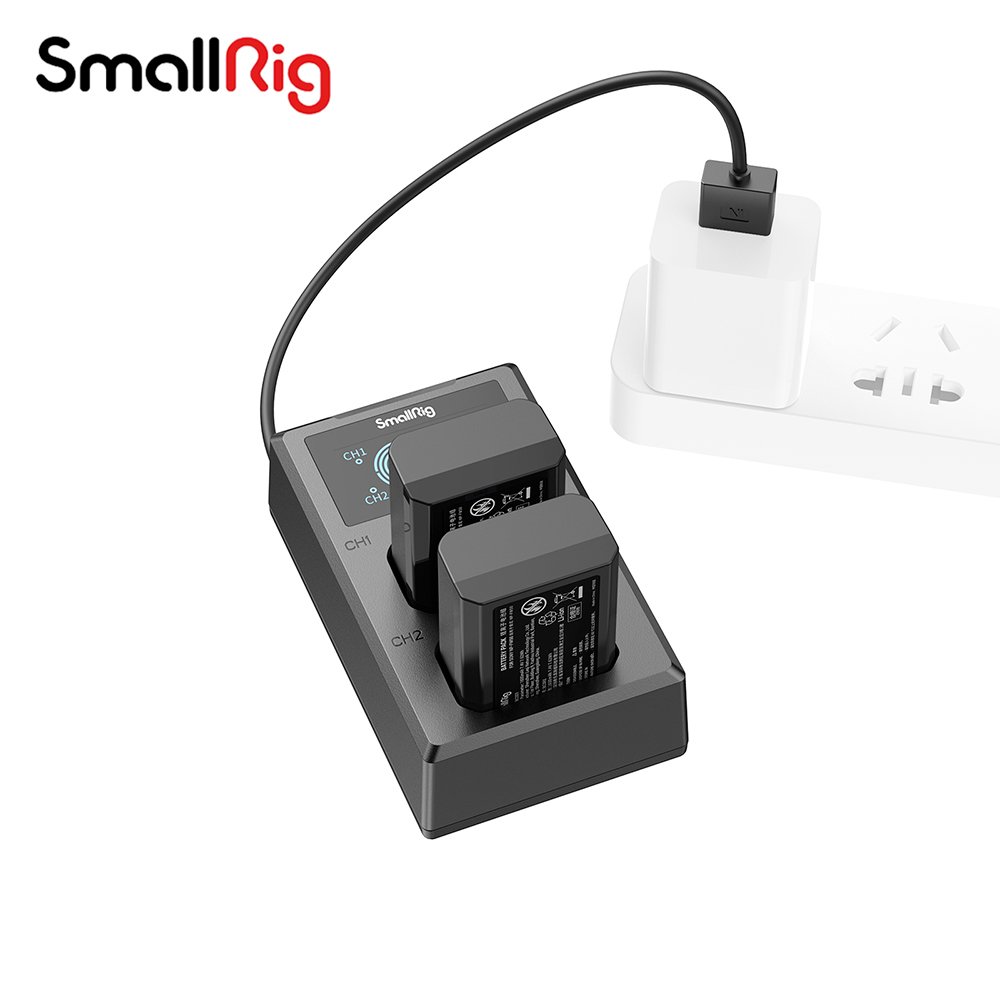 Kit 2 baterias + cargador SMALLRIG NP-FW50 - Imagen 5