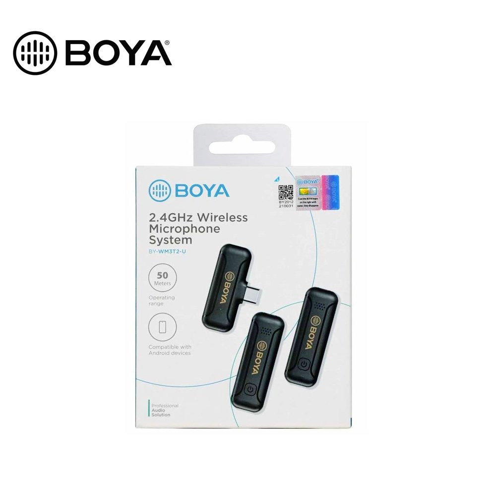 Micrófono Boya BY-WM3T2-U2 – Wireless – USB C - Imagen 8