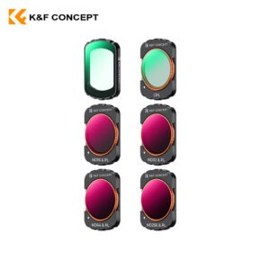 Kit de filtros para DJI Osmo Pocket 3 (UV+CPL+ND16/PL+ND32/PL+ND64/PL+ND256/PL) – K&F Concept