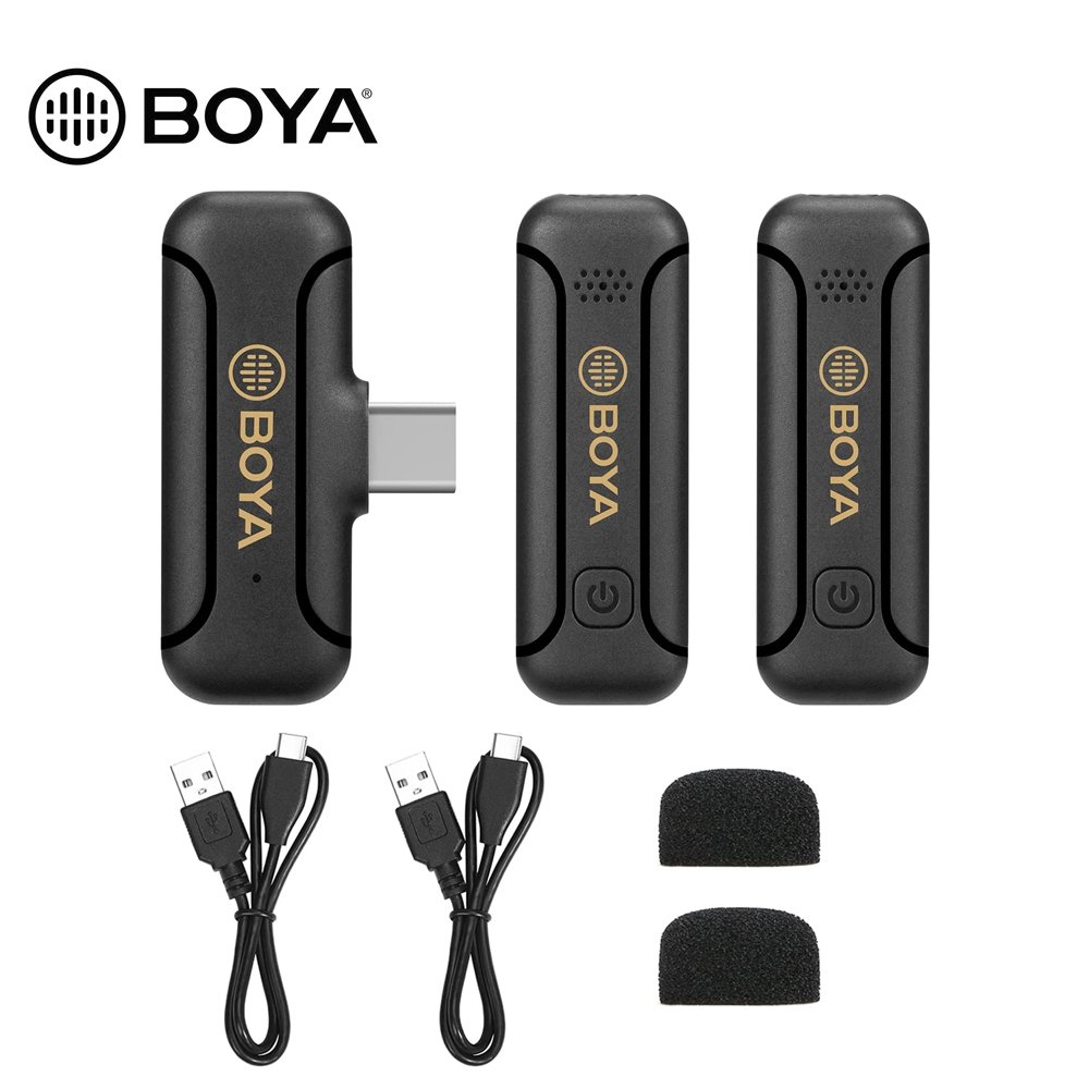 Micrófono Boya BY-WM3T2-U2 – Wireless – USB C - Imagen 2