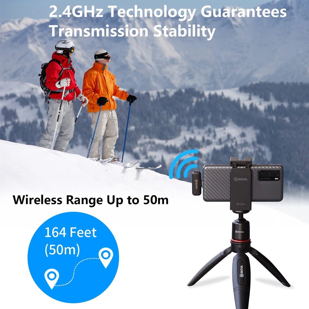 Micrófono Boya BY-WM3T2-U2 – Wireless – USB C - Imagen 6