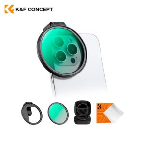 Kit de filtro polarizado 67mm magnético para smartphone – K&F Concept