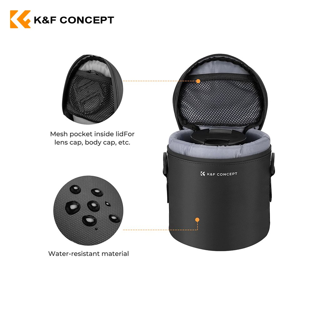 Bolso protector para lente – K&F Concept - Imagen 4