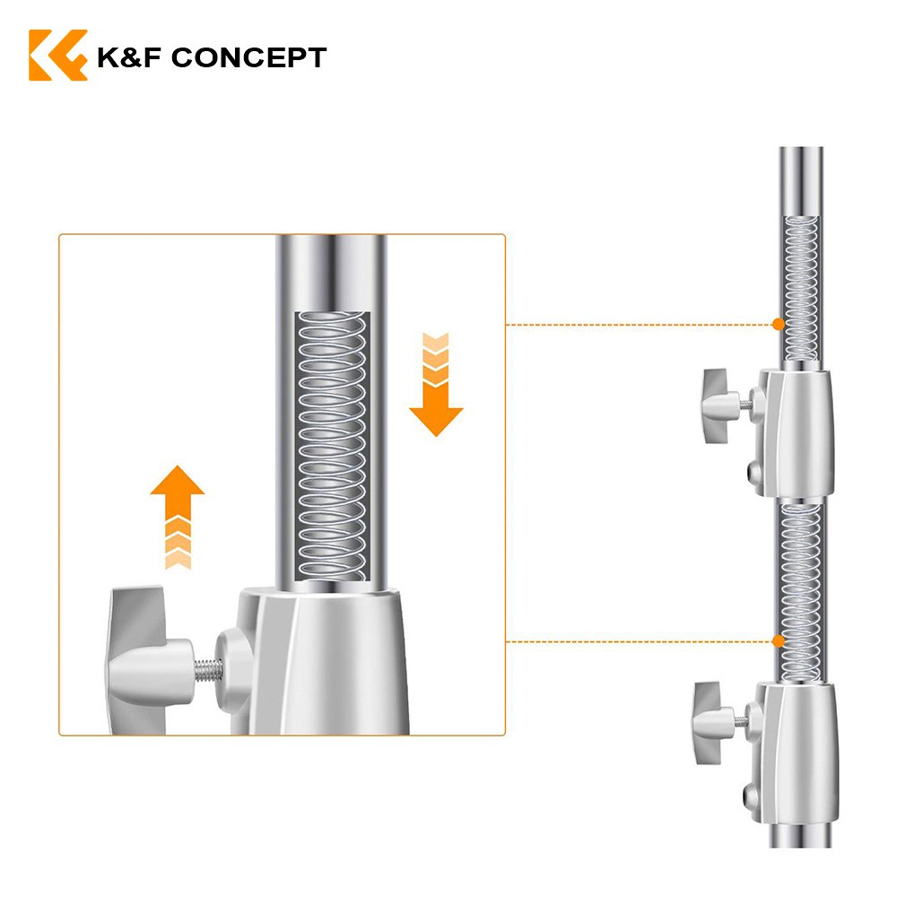 Parante de 2.8 metros de acero + funda – K&F Concept - Imagen 5