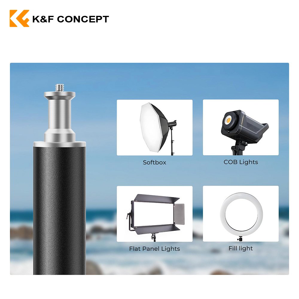 Parante de 2.8 metros de aluminio + funda – K&F Concept - Imagen 6