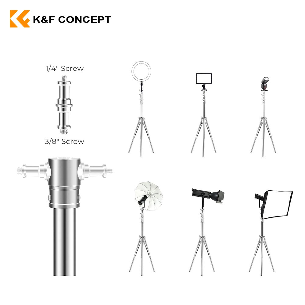 Parante de 2.8 metros de acero + funda – K&F Concept - Imagen 2