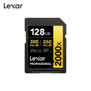 Memoria SD Lexar Professional 2000x UHS-II SDXC de 128GB