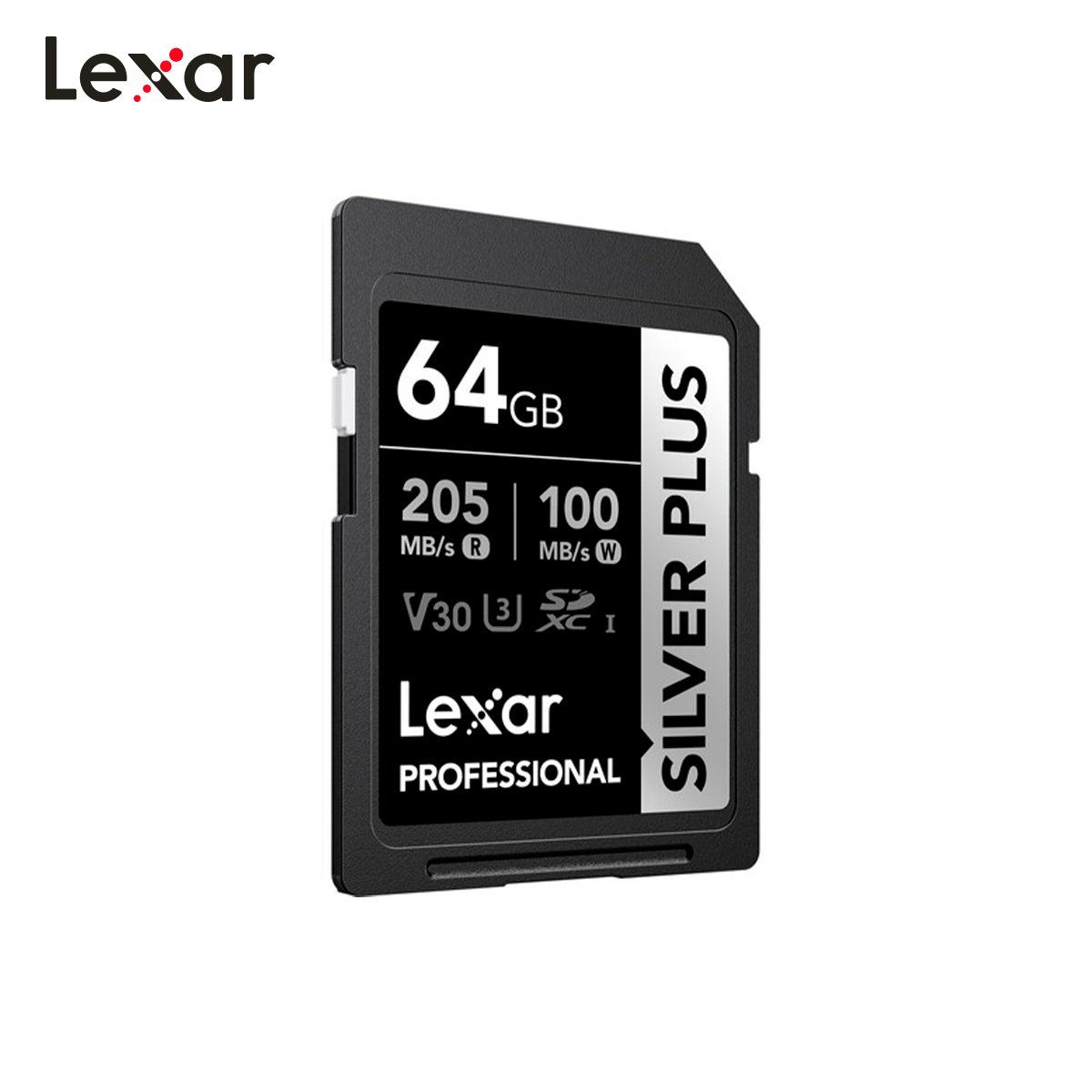 Memoria SD Lexar Professional SILVER PLUS UHS-I SDXC de 64GB - Imagen 2