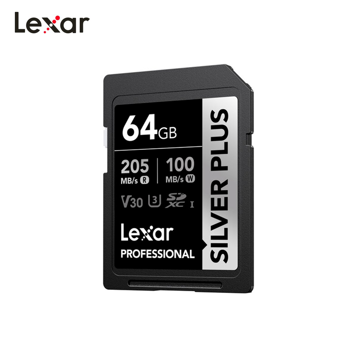 Memoria SD Lexar Professional SILVER PLUS UHS-I SDXC de 64GB - Imagen 3