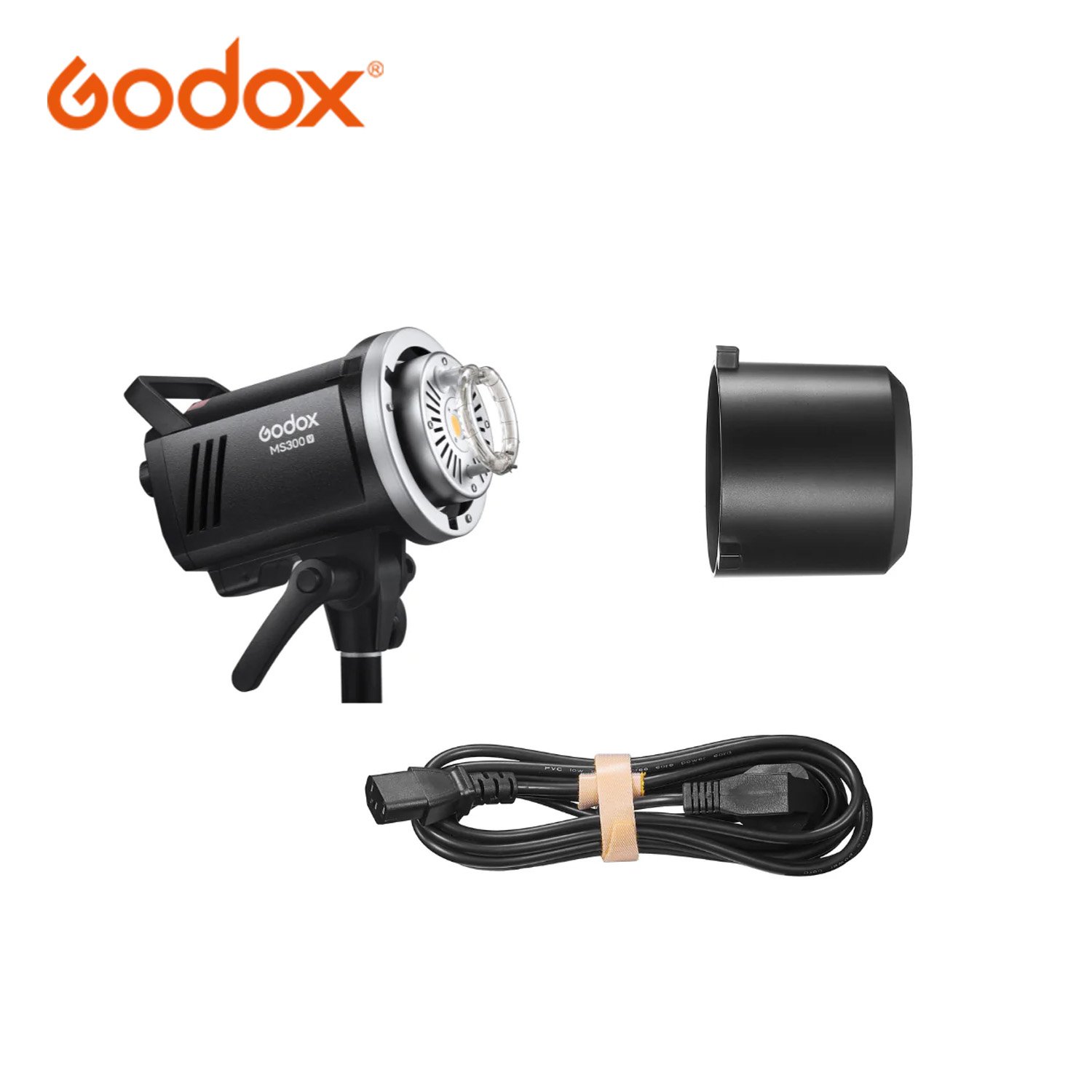 Flash de estudio Godox MS300-V con luz Led de modelado - Imagen 5