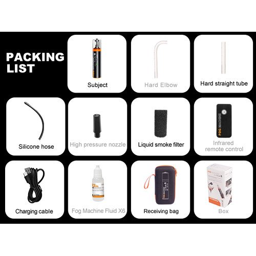 Máquina de niebla portátil Smoke S (30 W) - Imagen 22