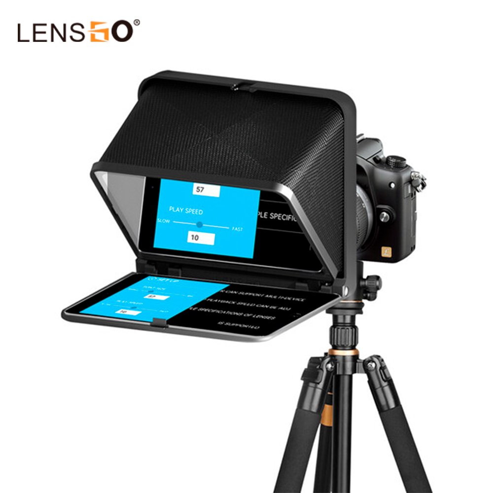 Teleprompter portátil LENSGO TC7 para smartphone , tablets y cámaras - Imagen 5