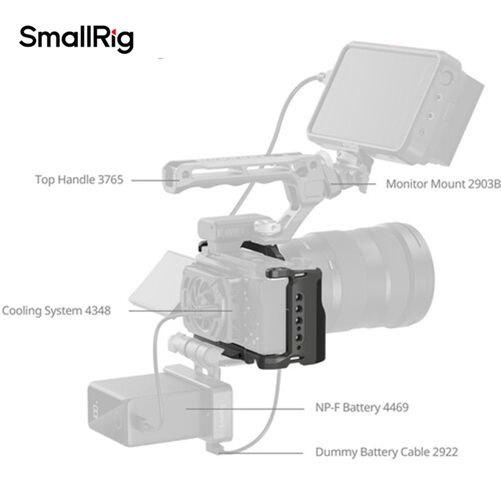 Jaula de liberación rápida HawkLock para Sony ZV-E10 II (Gris) - Imagen 7