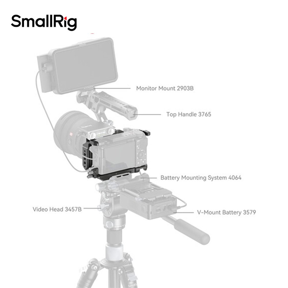 Jaula de liberación rápida HawkLock para Sony ZV-E10 II (Gris) - Imagen 8