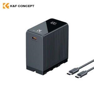 Batería Inteligente NP-F970 10500mAh con Pantalla OLED y Carga Rápida 45W