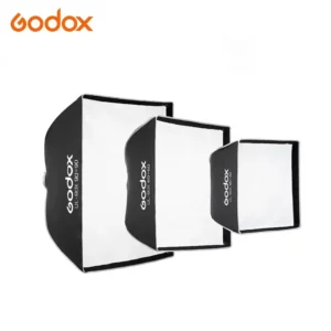 Softbox cuadrado de armado rápido tipo sombrilla con grilla (Montura Bowens)