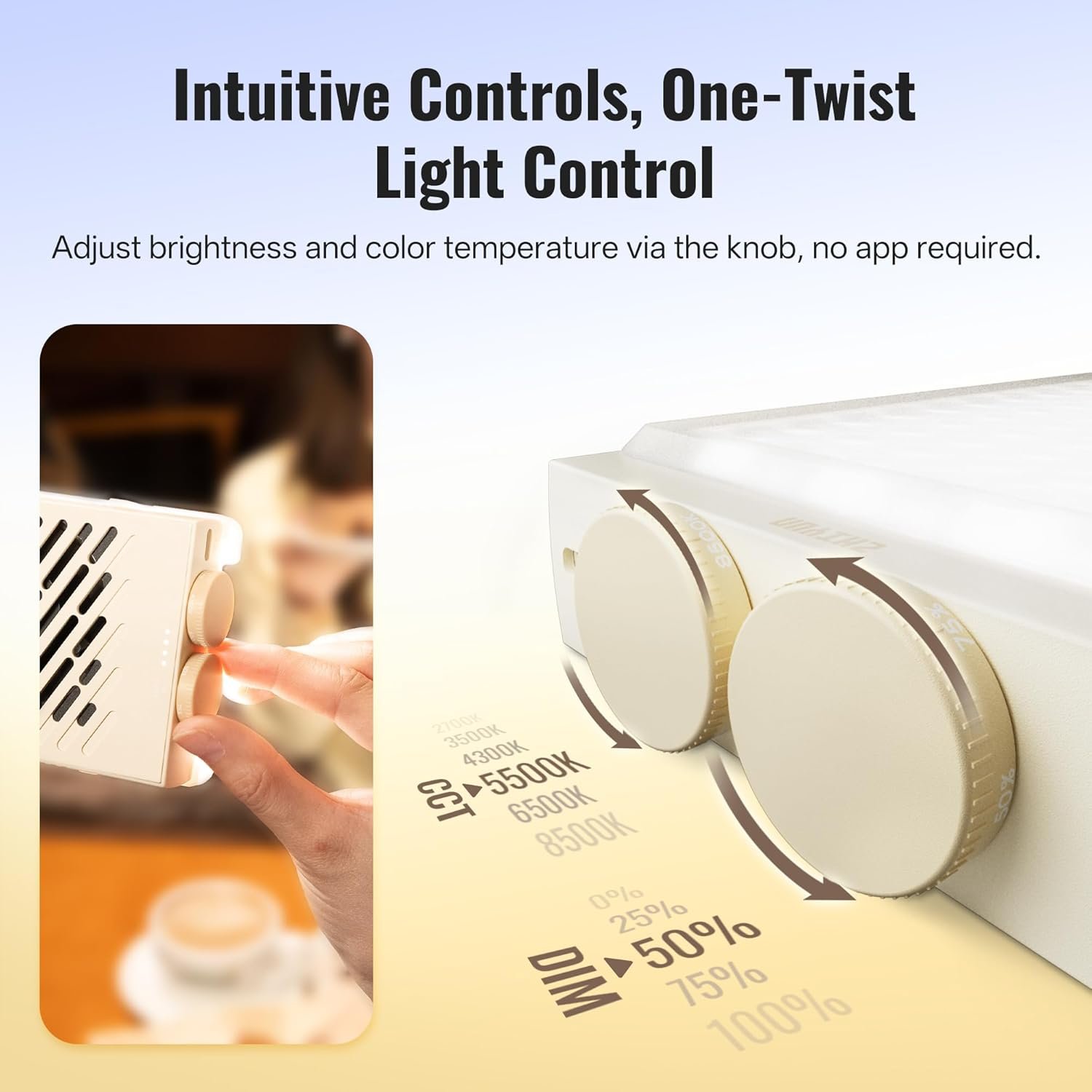 Luz Led Zhiyun Fiveray M40 SE Combo Bicolor - Imagen 4